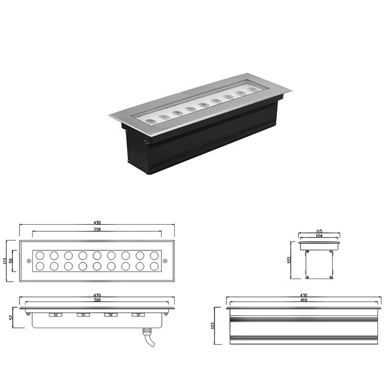 XYH outdoor wall wash lighting