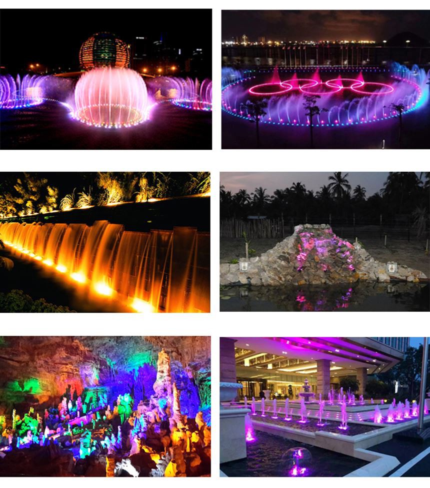 LED Light Ring for water fountain feature